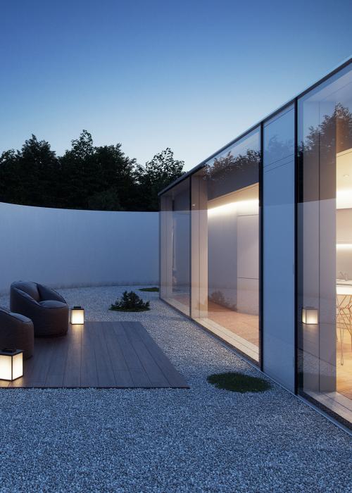 Polycarbonate glass outlet